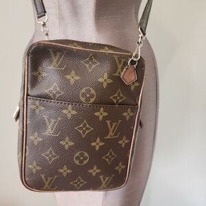 Louis Vuitton Monogram Canvas Crossbody in Brown and Tan